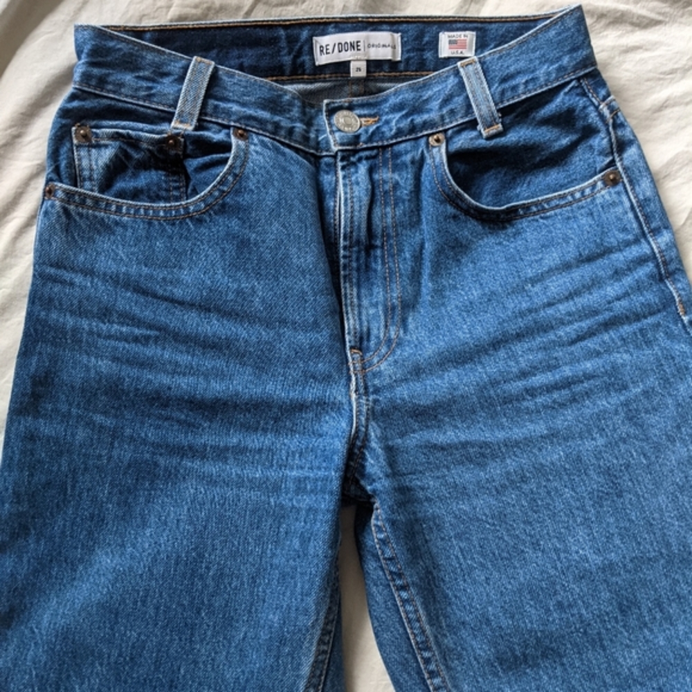 RE/DONE straight leg jeans size 25